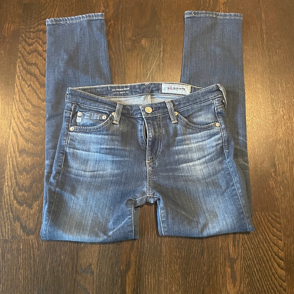 AG Cigarette Crop Jeans